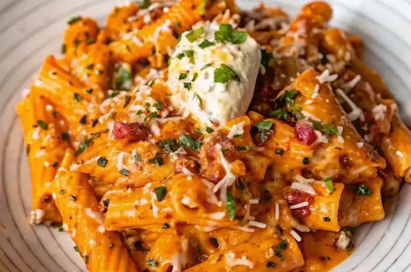 Creamy Tomato Garlic Pasta