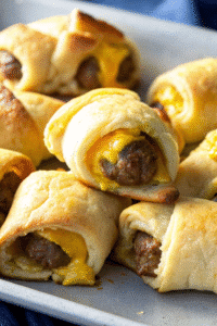 Sausage Egg Breakfast Roll Ups