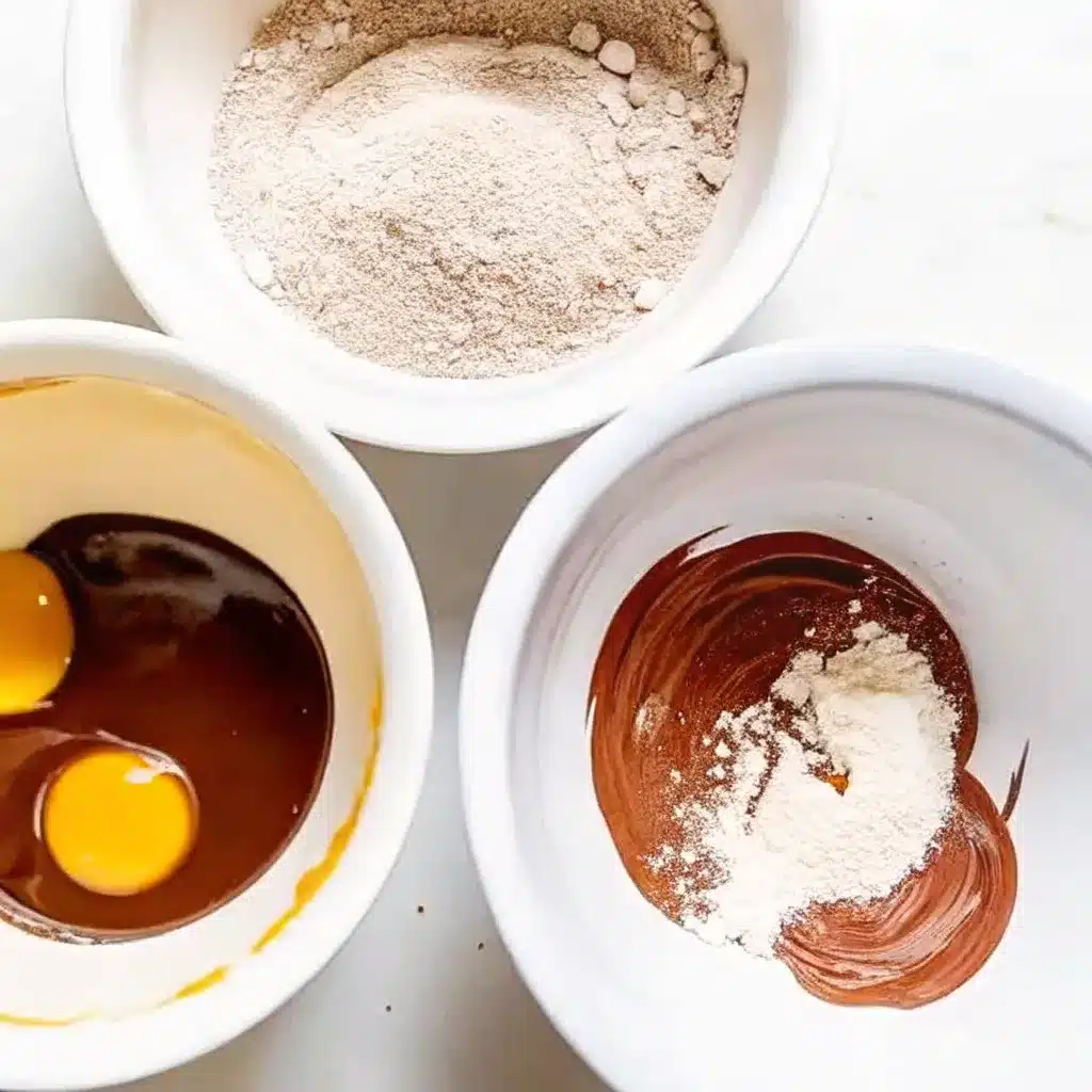 whisking eggs and sugar in a bowl