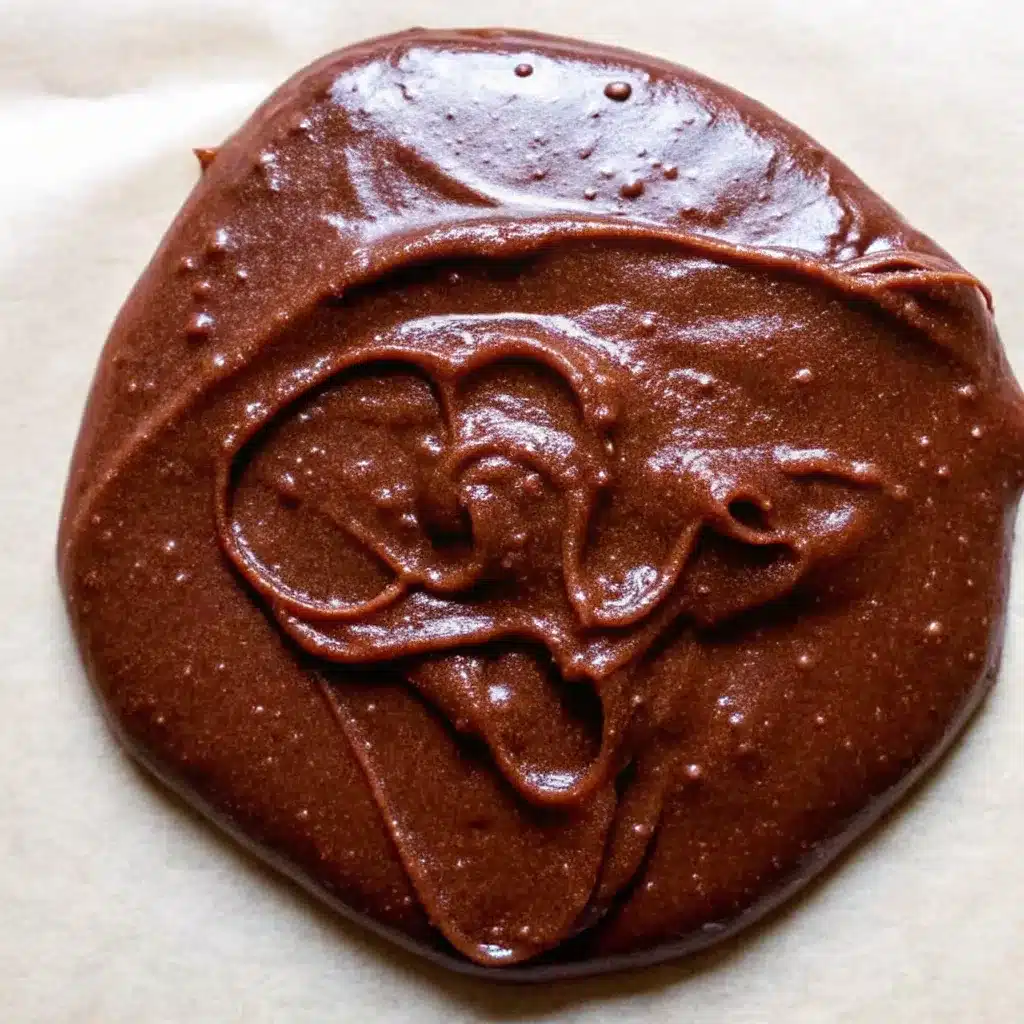 dropping cookie dough on brownie batter