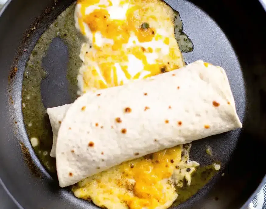 Grill the grilled cheese burrito