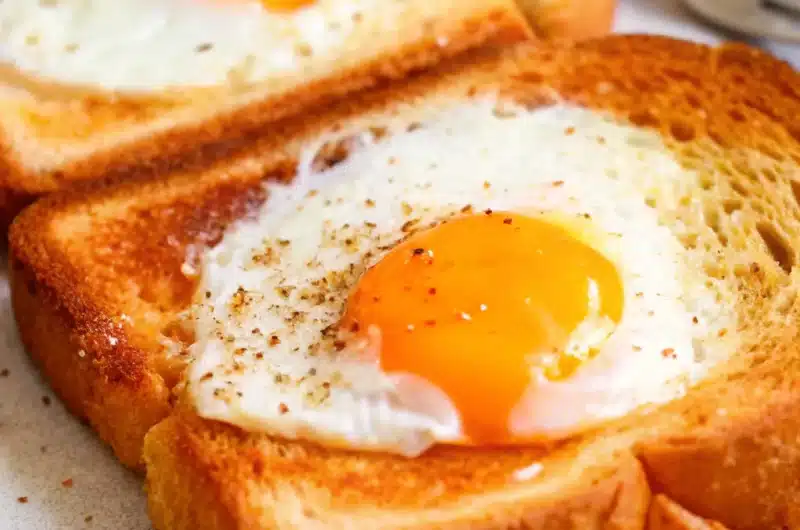 Air Fryer Egg and Cheese Toast