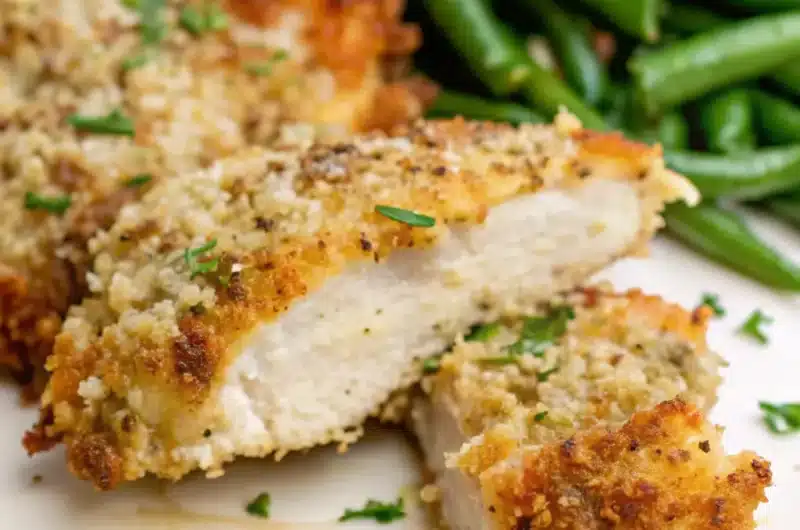 Air Fryer Parmesan Crusted Chicken