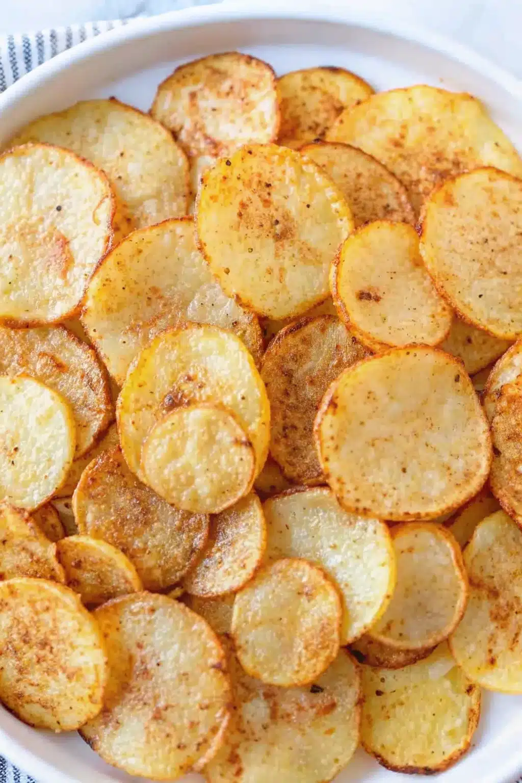 Air Fryer Sliced Potatoes Recipe