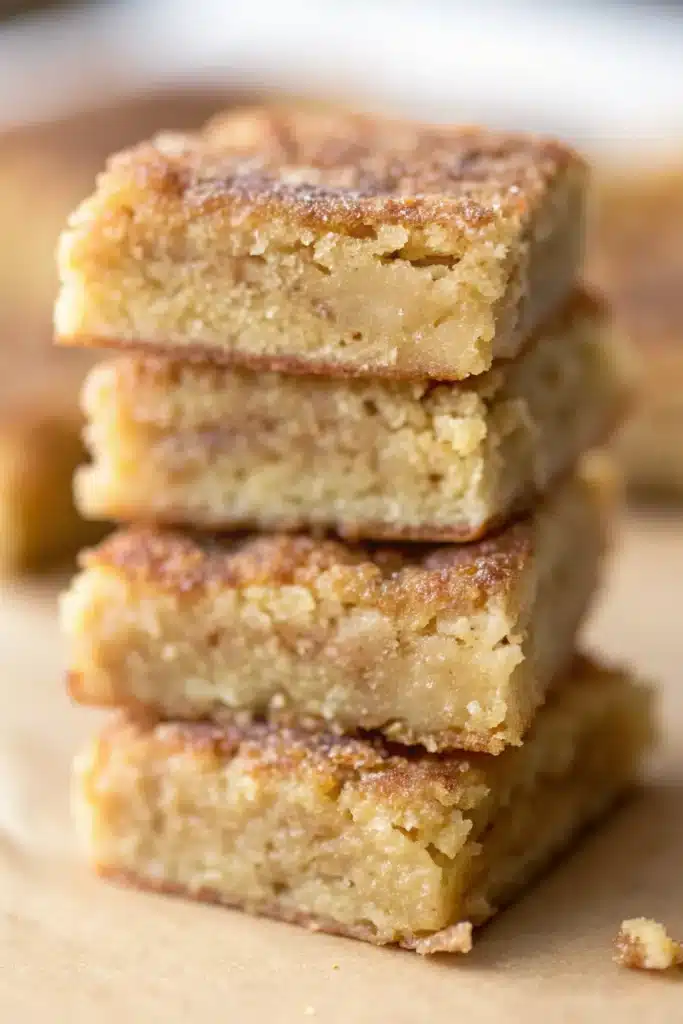 Cinnamon Sugar Blondies