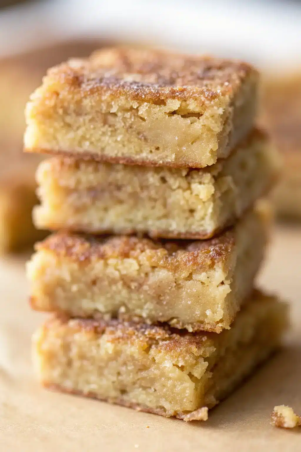 Cinnamon Sugar Blondies