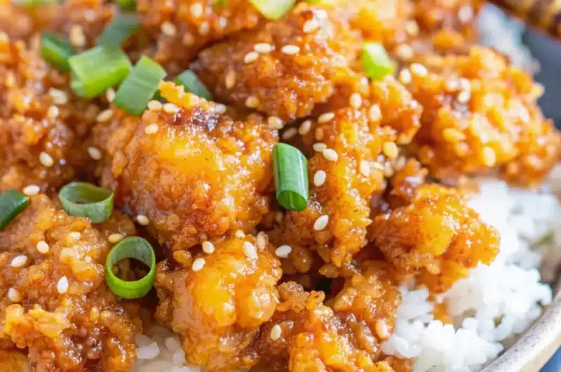 Crispy Honey Garlic Tofu Recipe