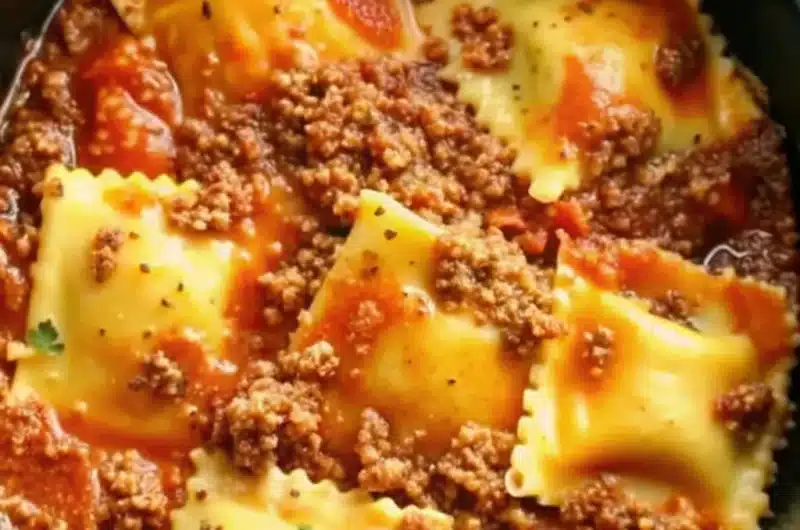 Crockpot Ravioli Lasagna Recipe