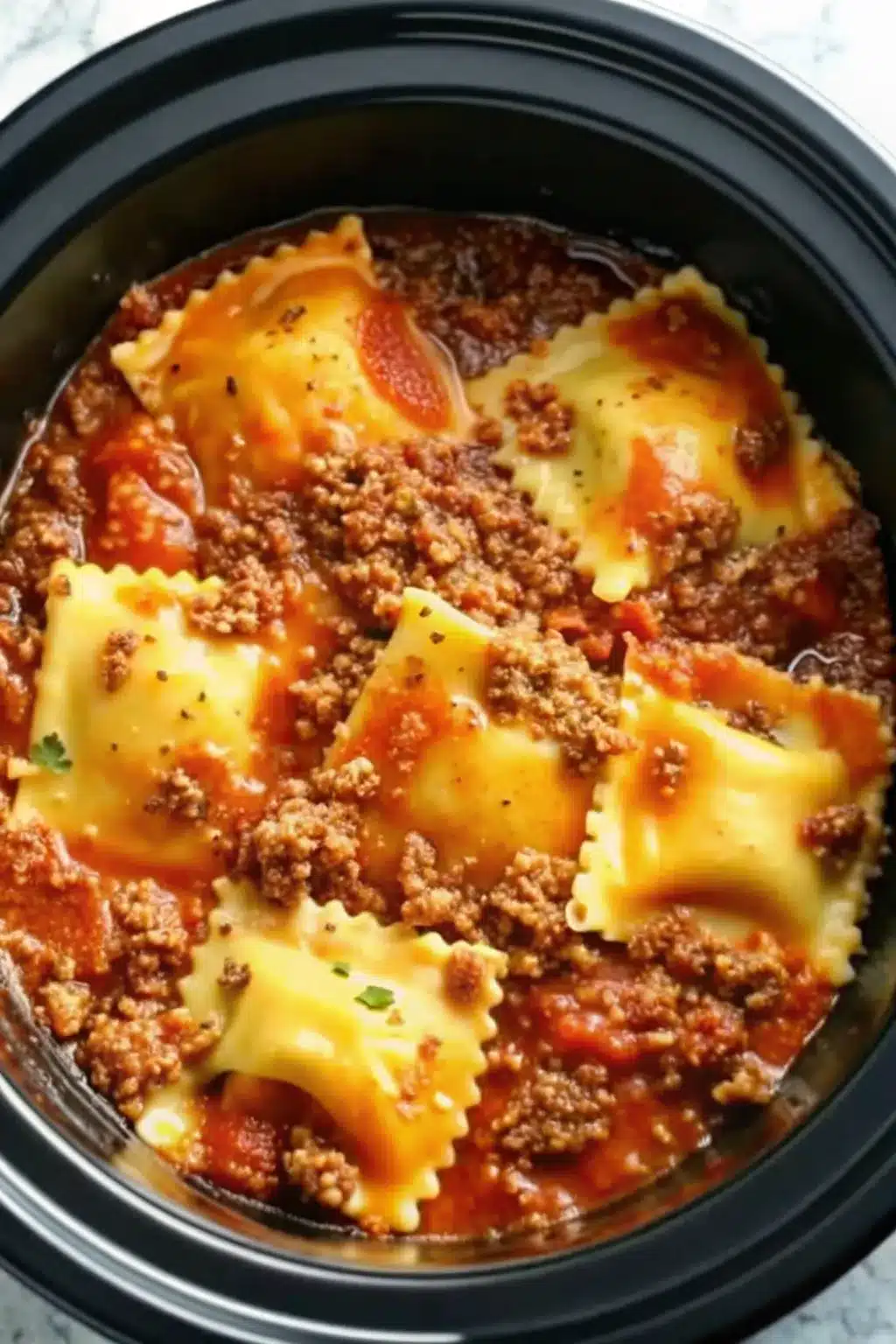 Crockpot Ravioli Lasagna Recipe