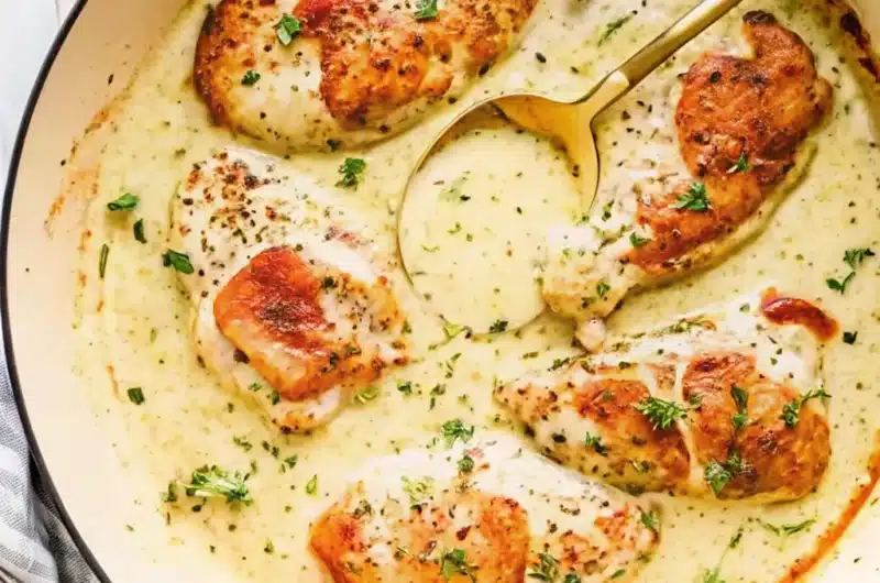 Garlic Parm Instant Pot Chicken