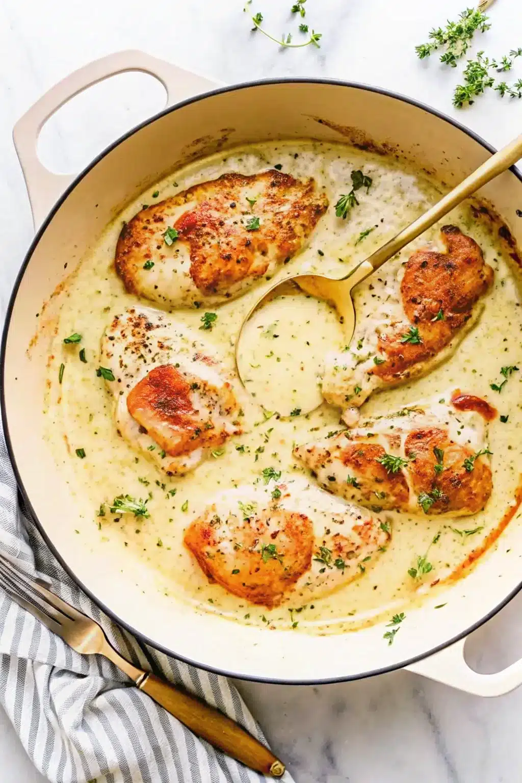 Garlic Parm Instant Pot Chicken