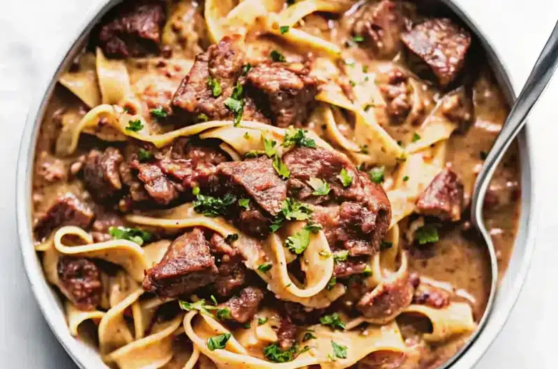 Instant Pot Beef Stroganoff Recipe