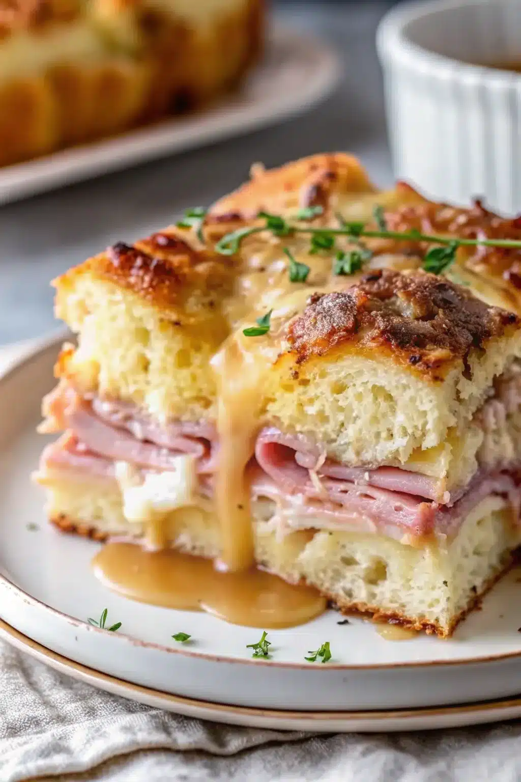 Monte Cristo Breakfast Casserole