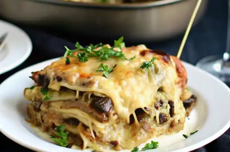 Mushroom And Spinach Lasagna Recipe