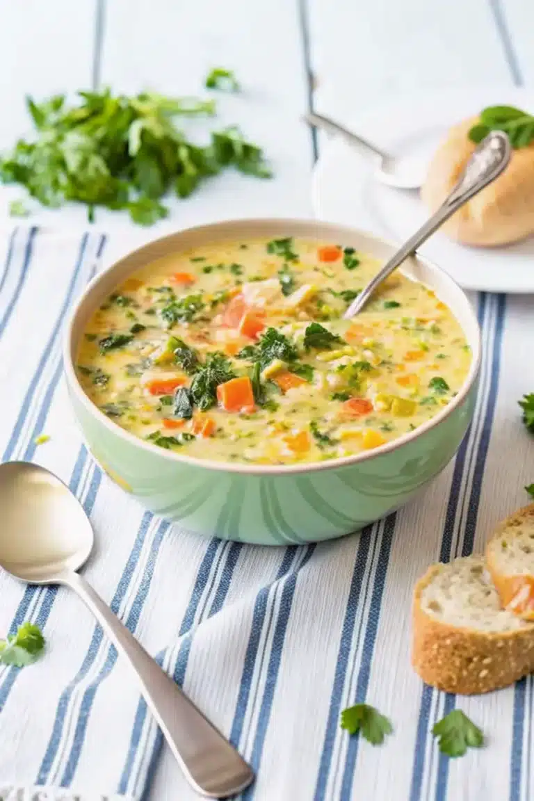 Veggie Pot Pie Soup