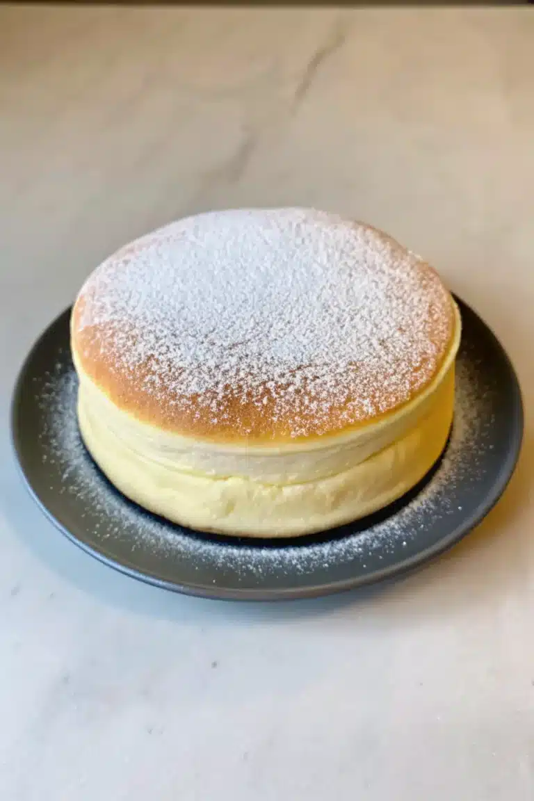 2 Ingredient Japanese Cheesecake