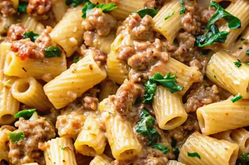 Creamy Italian Sausage Rigatoni