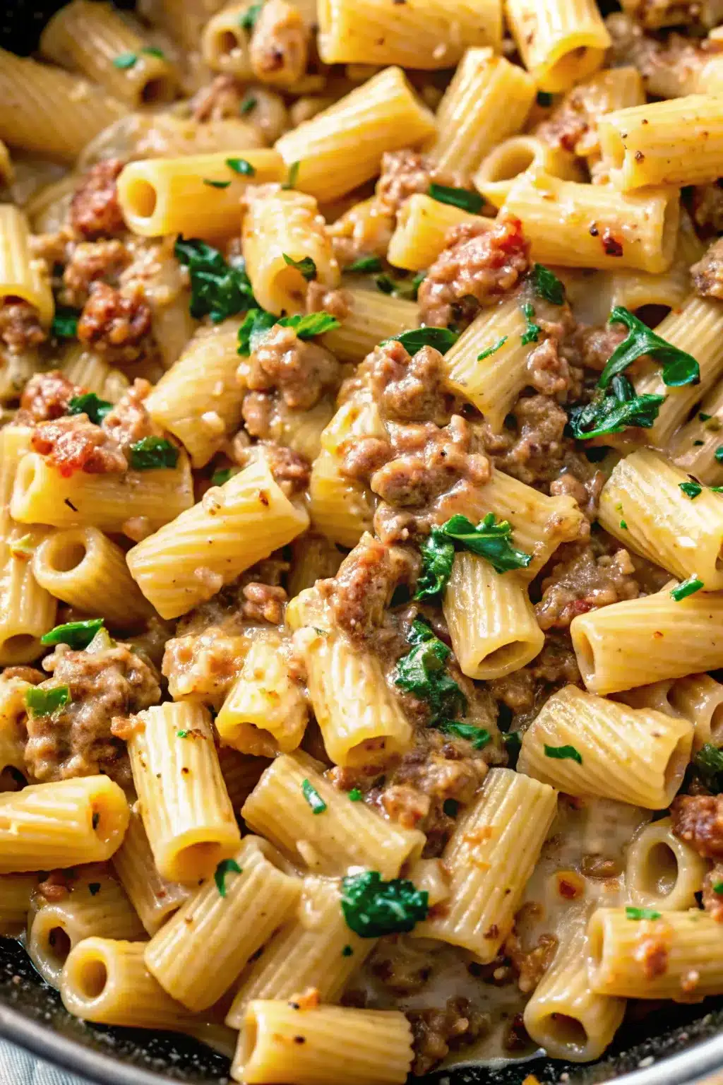 Creamy Italian Sausage Rigatoni