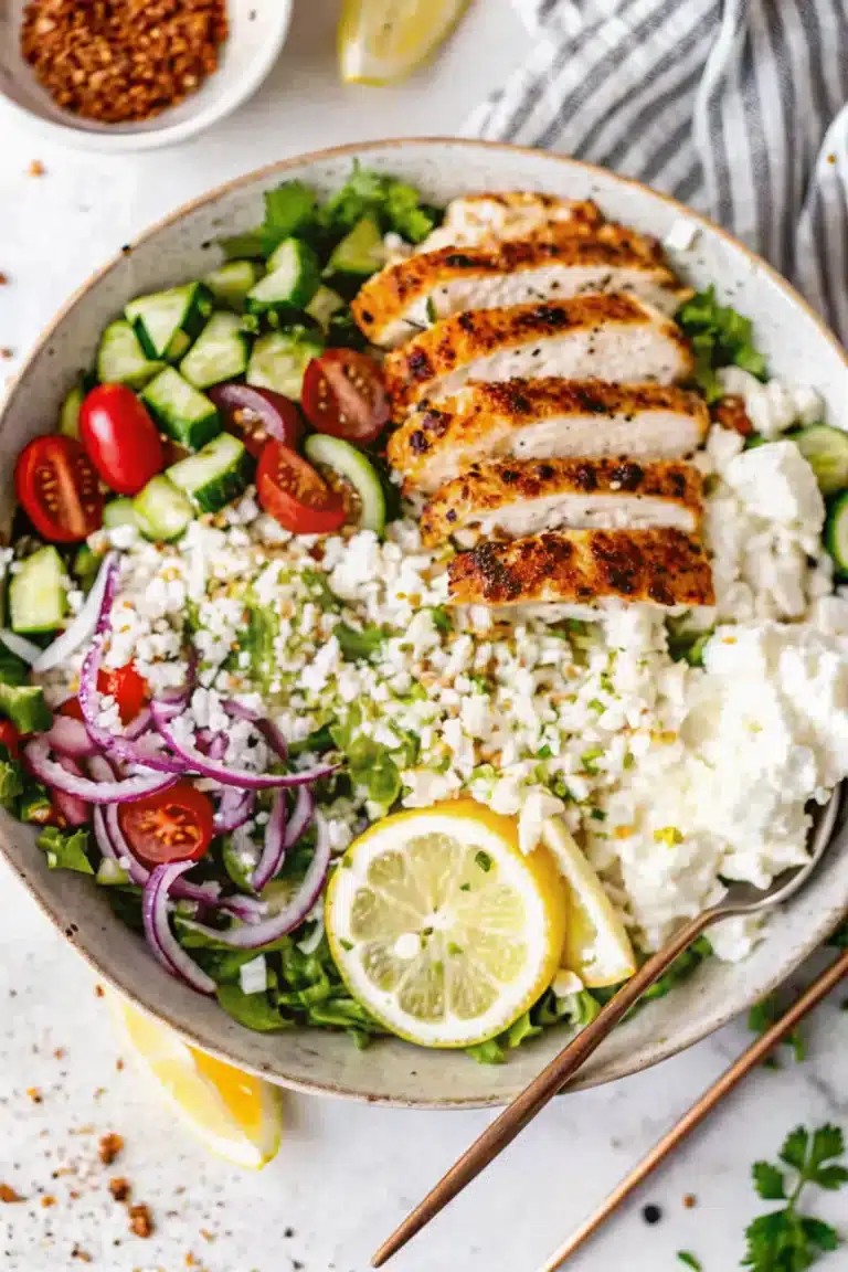 Greek Chicken Bowls Recipe