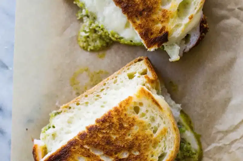 Pesto Grilled Cheese Recipe