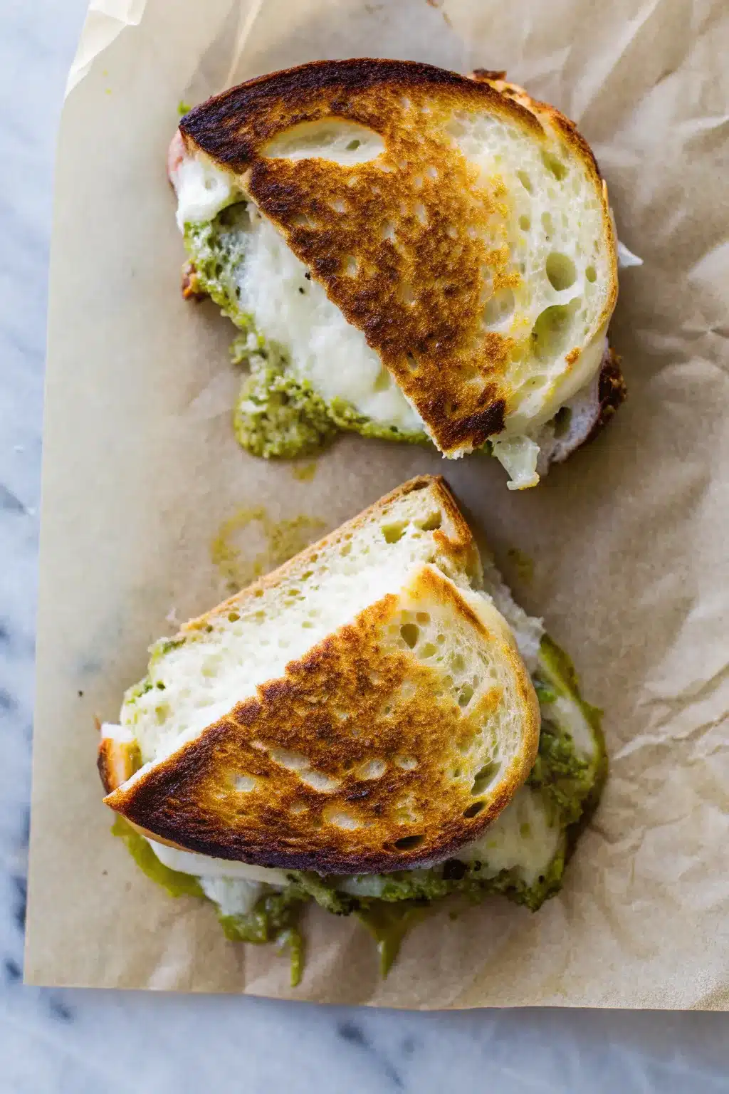 Pesto Grilled Cheese