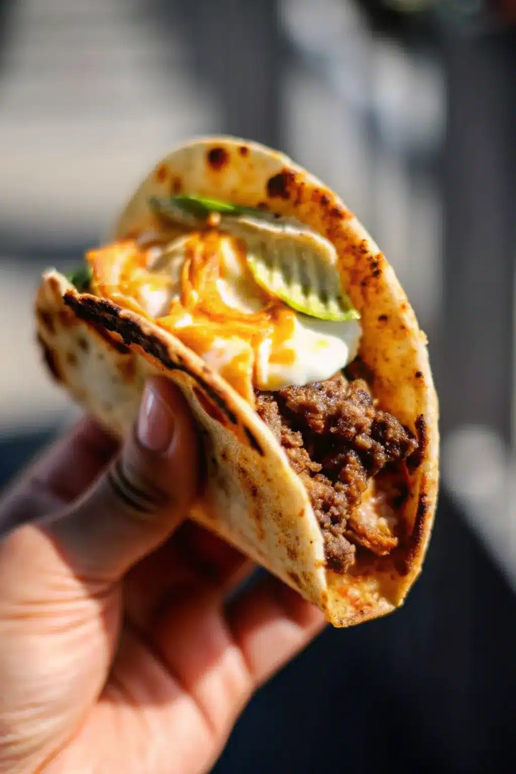 Smash Burger Tacos Recipe