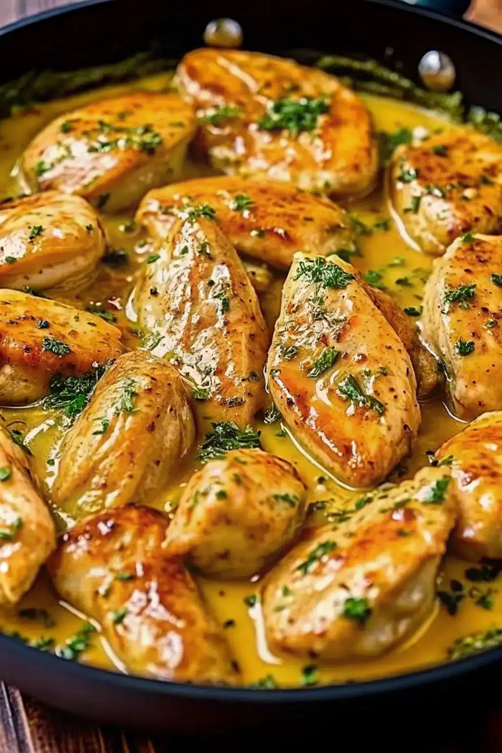 Texas Roadhouse-Style Garlic Butter Chicken Skillet